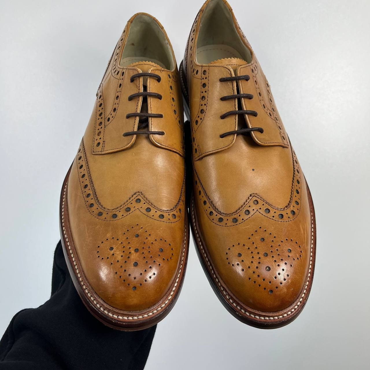 Oliver Sweeney Oliver Sweeney Serpentine Brogue Leather Oxford Size 44 Size US 10 / EU 43 - 2 Thumbnail