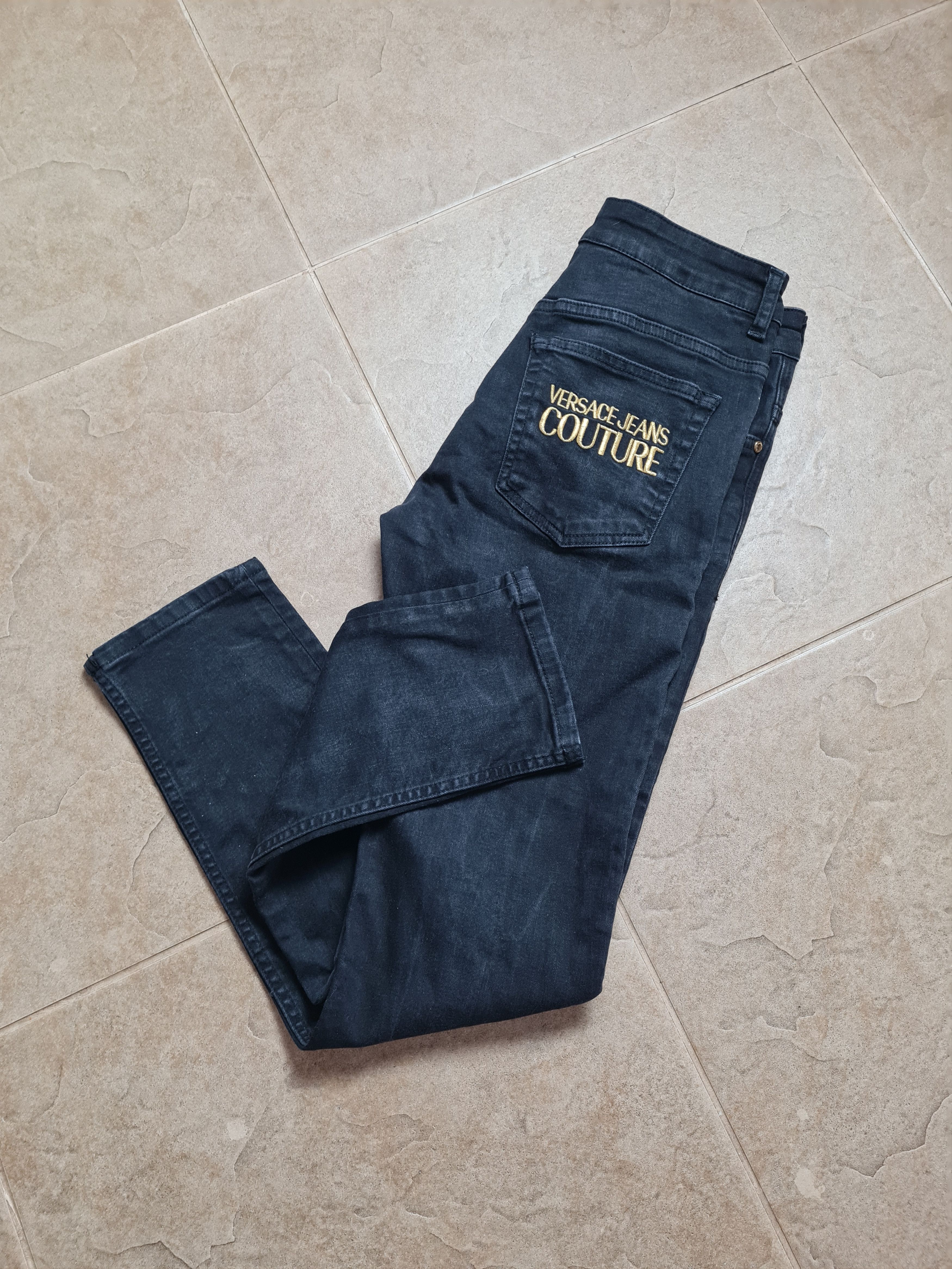 Versace Jeans Couture VINTAGE VERSACE JEANS COUTURE DENIM BIG LOGO TAG IT 44 Size US 28 / EU 44 - 13 Thumbnail