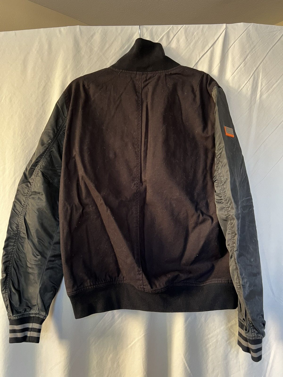 Superdry Superdry Pigment Denim Mix Bomber Jacket Size US L / EU 52-54 / 3 - 7 Thumbnail