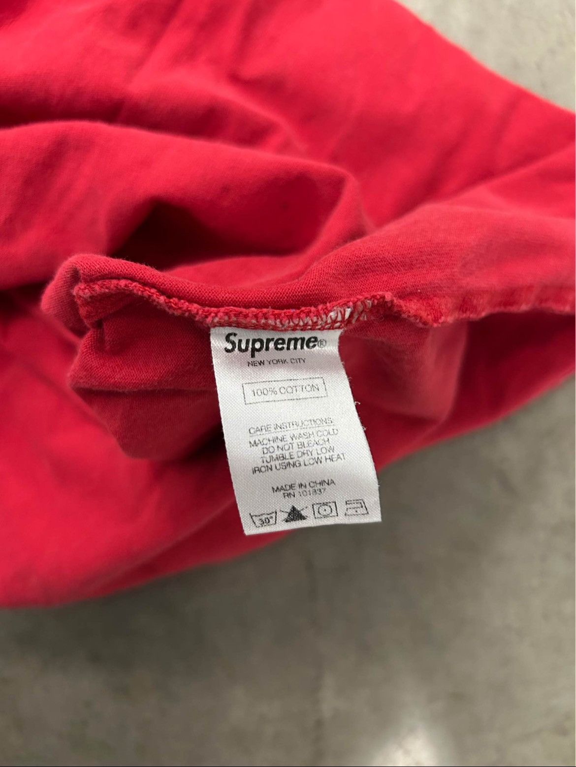 Supreme Red Supreme 2019 Love Hate Baseball Jersey Size Large FW19 Size US L / EU 52-54 / 3 - 10 Thumbnail