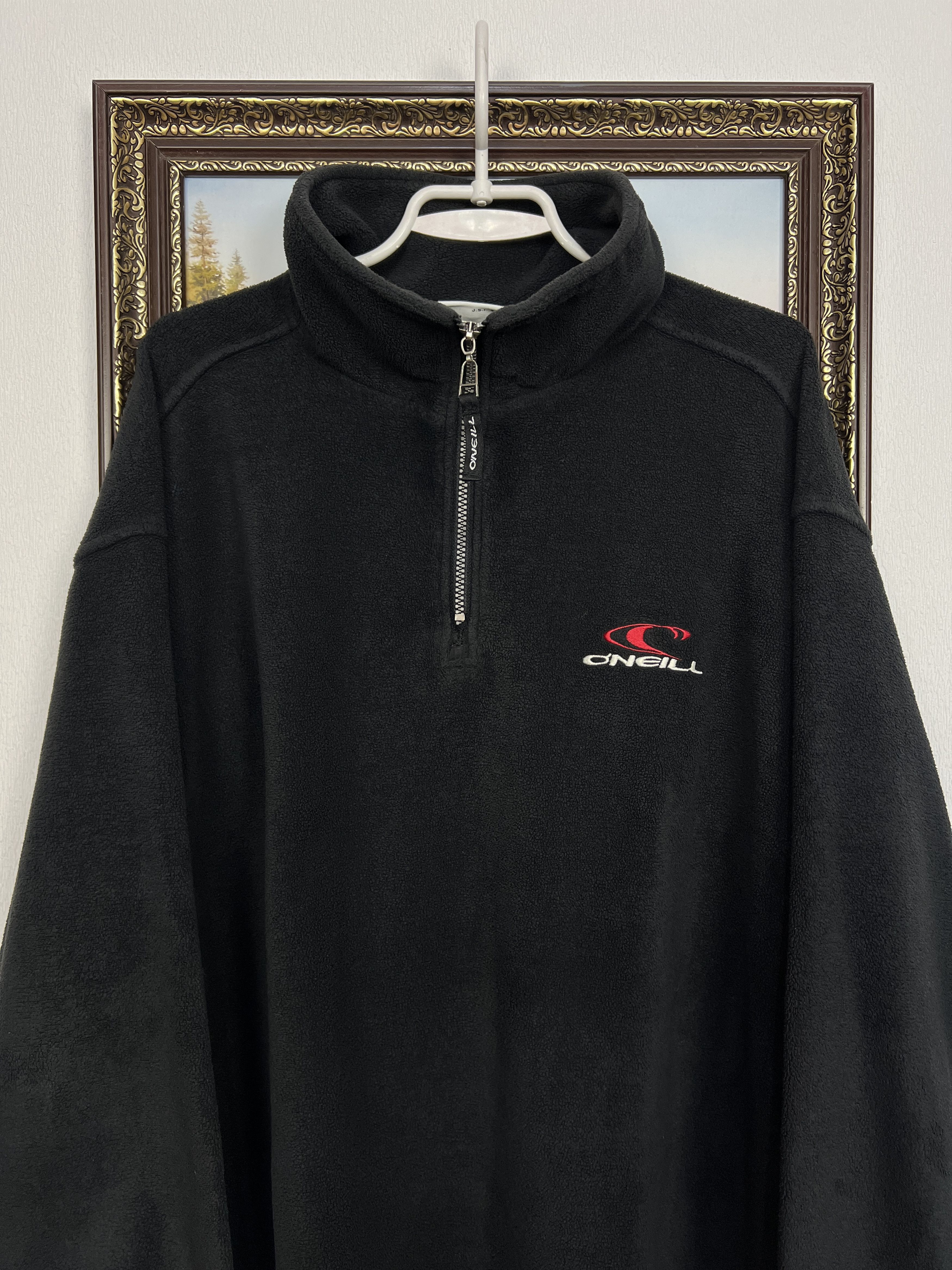 O'Neill Vintage Oneill Fleece Skater Sking Surfing Jacket 1/4 Zip Size US L / EU 52-54 / 3 - 4 Thumbnail