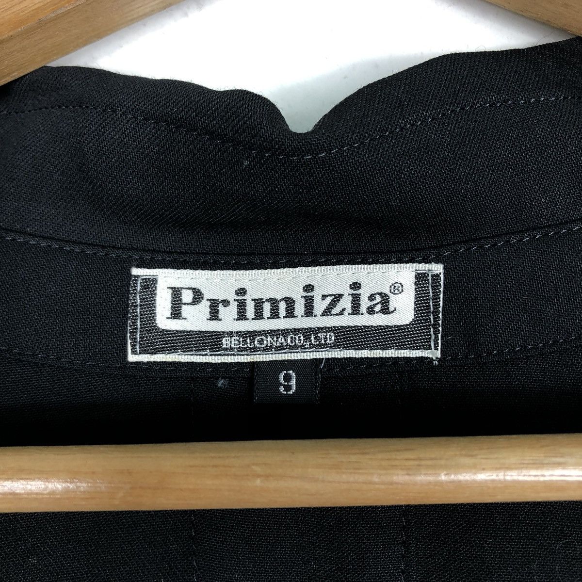 Japanese Brand 🔥Vtg Long Jacket Rich Black Primizia Inspire Yohji Yamamoto Size US M / EU 48-50 / 2 - 13 Thumbnail