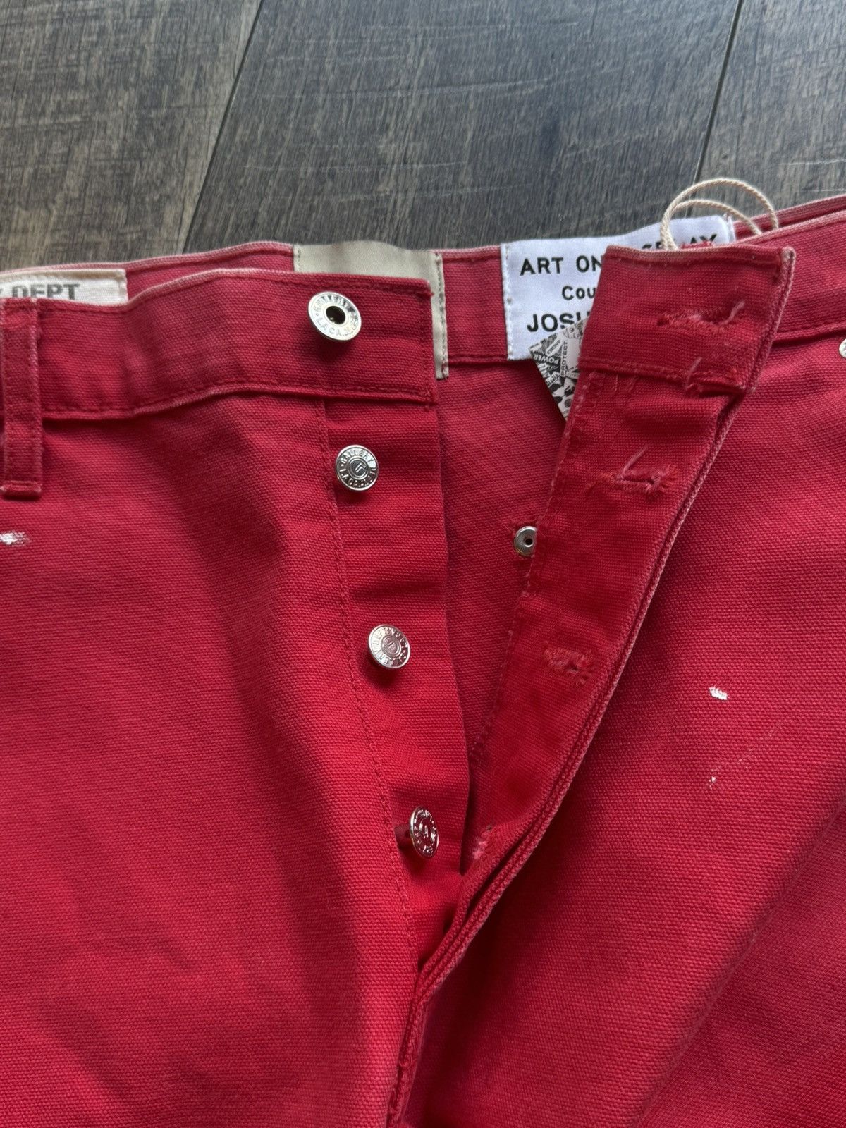 Gallery Dept. Gallery Dept Carpenter Paint Splatter Denim Shorts New - 34 Size US 34 / EU 50 - 10 Thumbnail