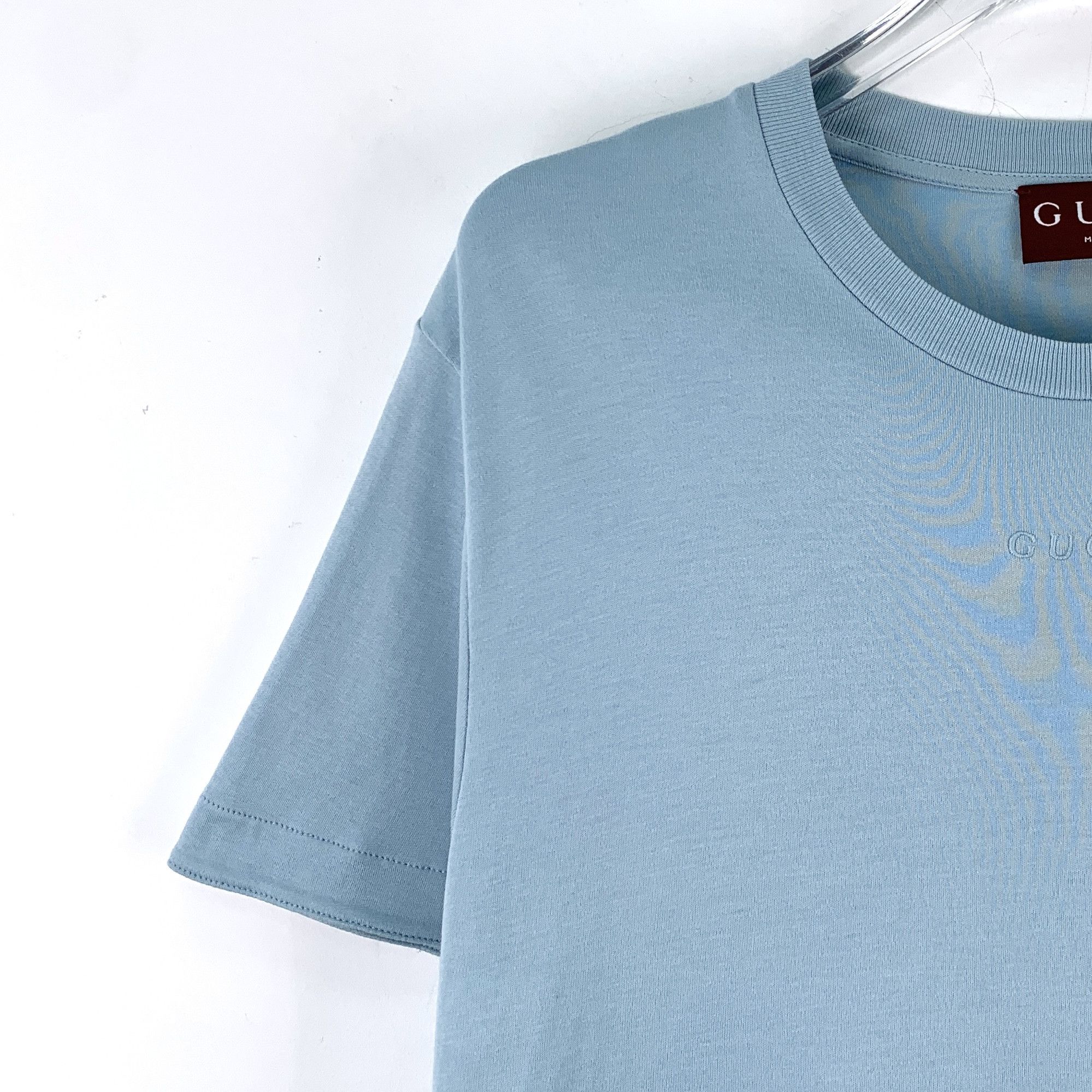 Gucci Gucci Logo T-Shirt Blue (M) Size US M / EU 48-50 / 2 - 3 Thumbnail