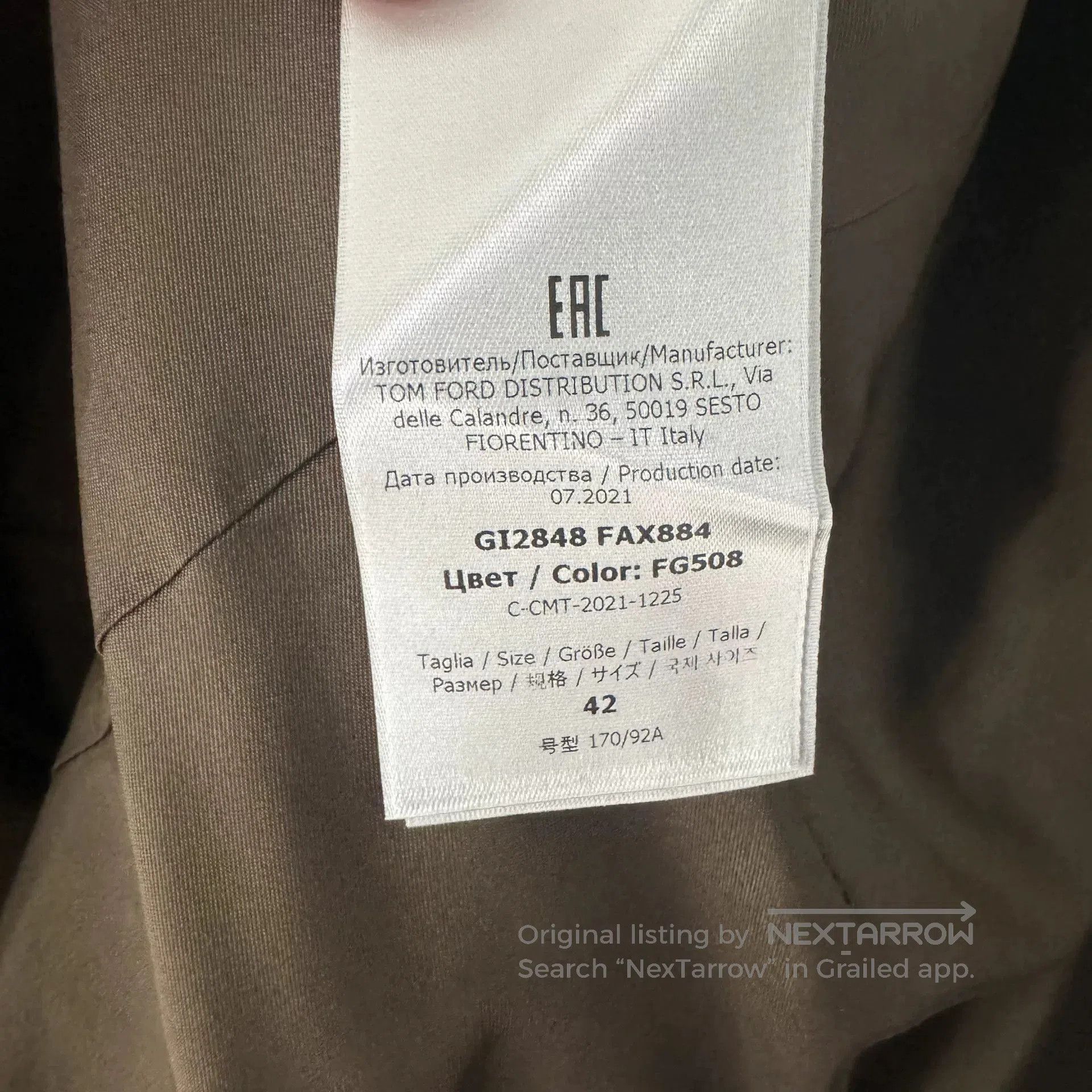 Tom Ford Tom Ford Military Double. Size US XS / EU 42 / 0 - 5 Thumbnail