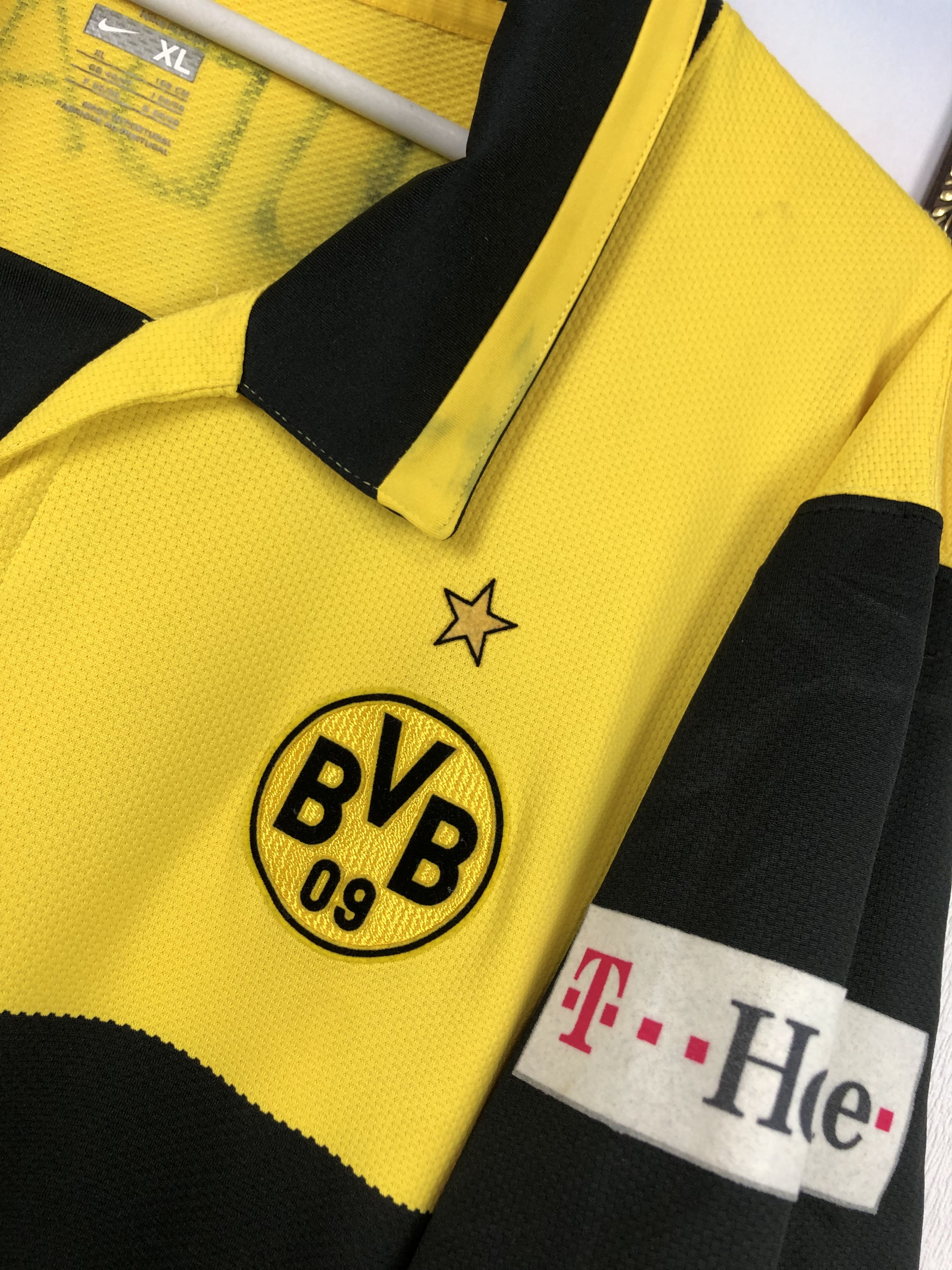 Nike × Vintage Borussia Dortmund football shirt 2007 #10 Petric Jersey Nike Size US XL / EU 56 / 4 - 5 Thumbnail