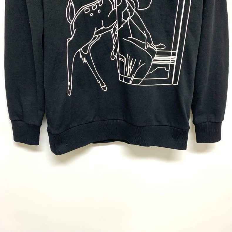Givenchy Givenchy Classic Deer Sketch Hoodie 2506-Nextarrow Size US XL / EU 56 / 4 - 3 Thumbnail