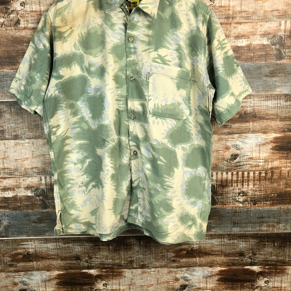 Other Outdoor Life Green camo leaf Shirt #A2315 Size US L / EU 52-54 / 3 - 3 Thumbnail
