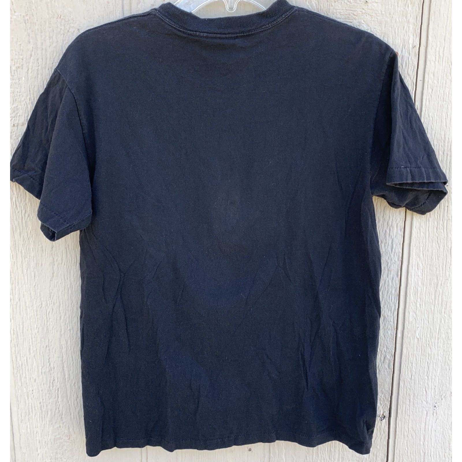 Vintage VINTAGE Happy Halloween Frankenstein T-Shirt Shirt M Black Graphic Print Mens Halloween 90s (Show Me The Candy) Size US M / EU 48-50 / 2 - 7 Thumbnail