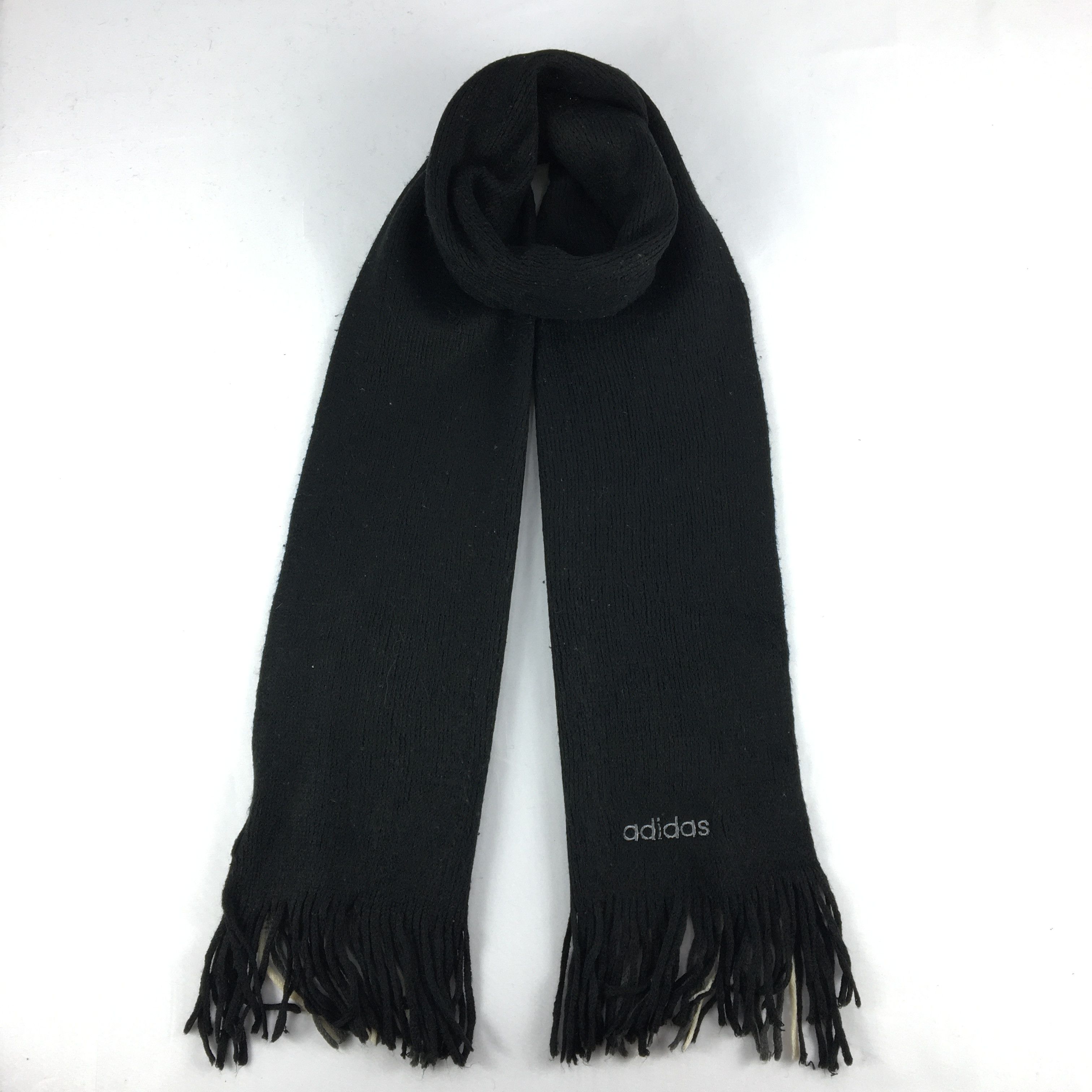 Adidas Vintage Adidas Scarf Muffler Wool Cashmere Scarves Size ONE SIZE - 1 Thumbnail