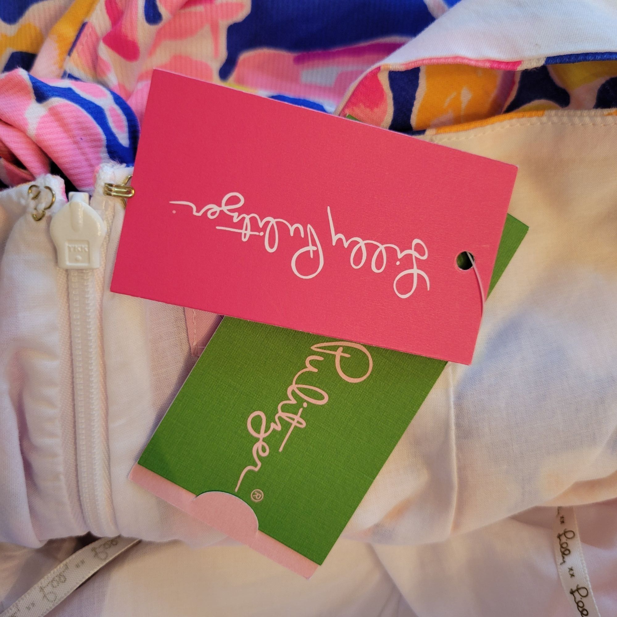 Lilly Pulitzer Lilly Pulitzer Dress Back Bow Sleeveless 6 COURTNEY Shift Br Size M / US 6-8 / IT 42-44 - 3 Thumbnail