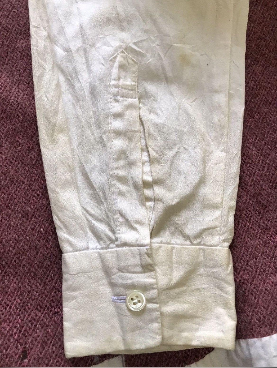 Comme des Garcons × Junya Watanabe × Rei Kawakubo AD1999 Shirt Double layer Wool artwork Size M / US 6-8 / IT 42-44 - 21 Thumbnail