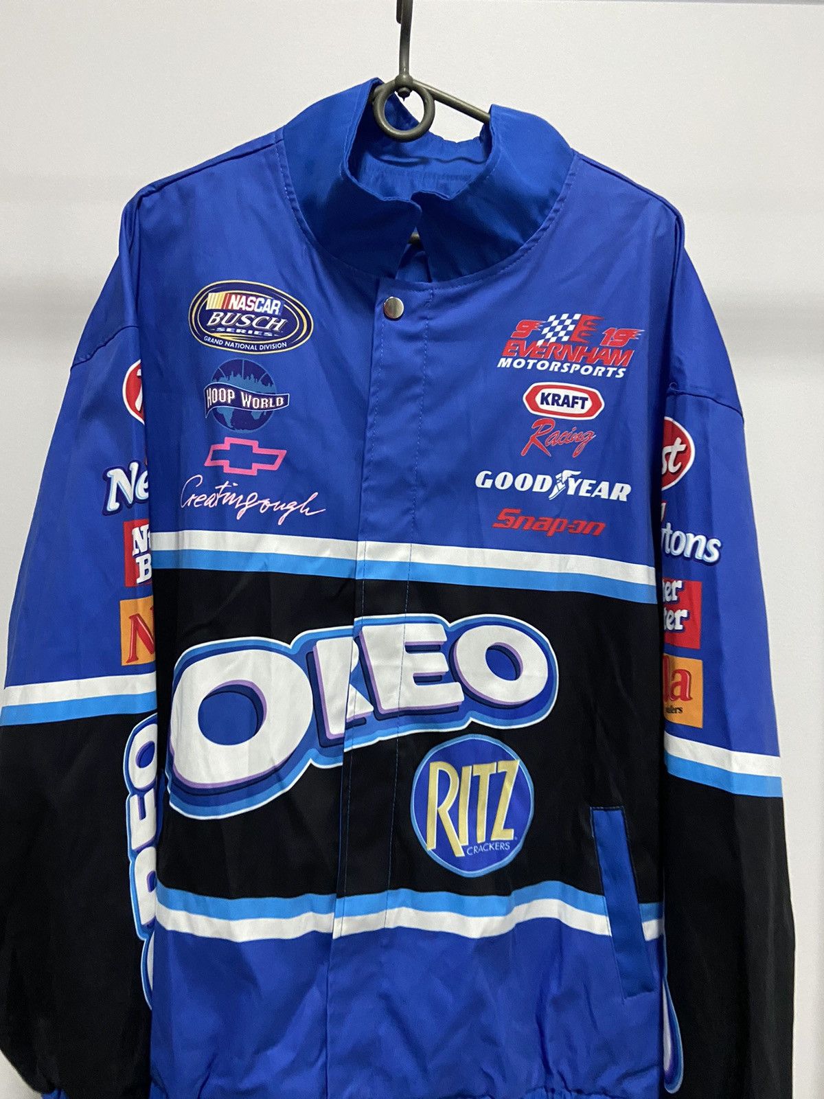 Vintage Oreo big logo racing jacket zip vintage Size US XXL / EU 58 / 5 - 3 Thumbnail
