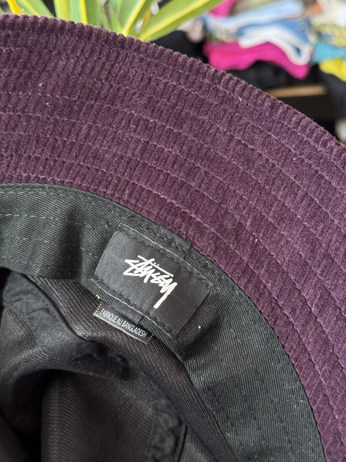 Stussy VINTAGE VELVET STUSSY 2000s HAT PANAMA Size ONE SIZE - 4 Thumbnail