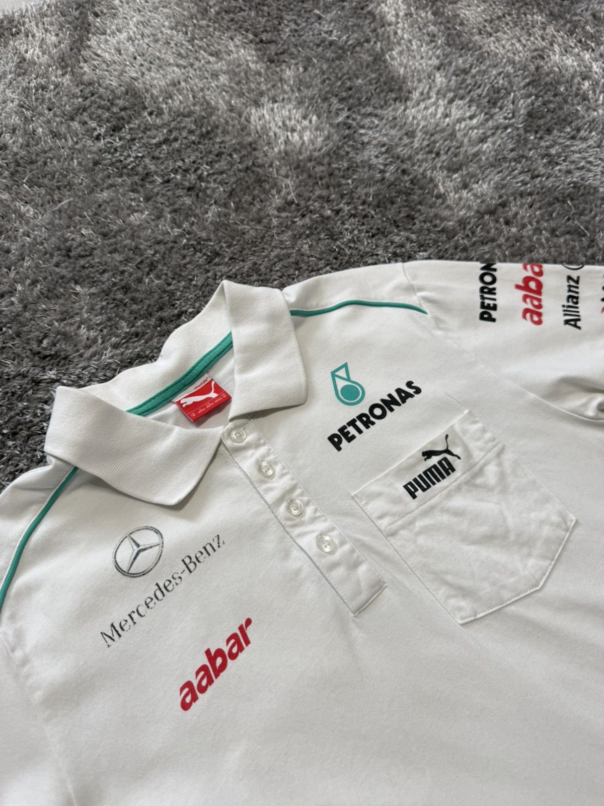 Formula 1 Puma Racing Mercedes Benz Formula 1 Petronas Polo Shirt Size US M / EU 48-50 / 2 - 3 Thumbnail
