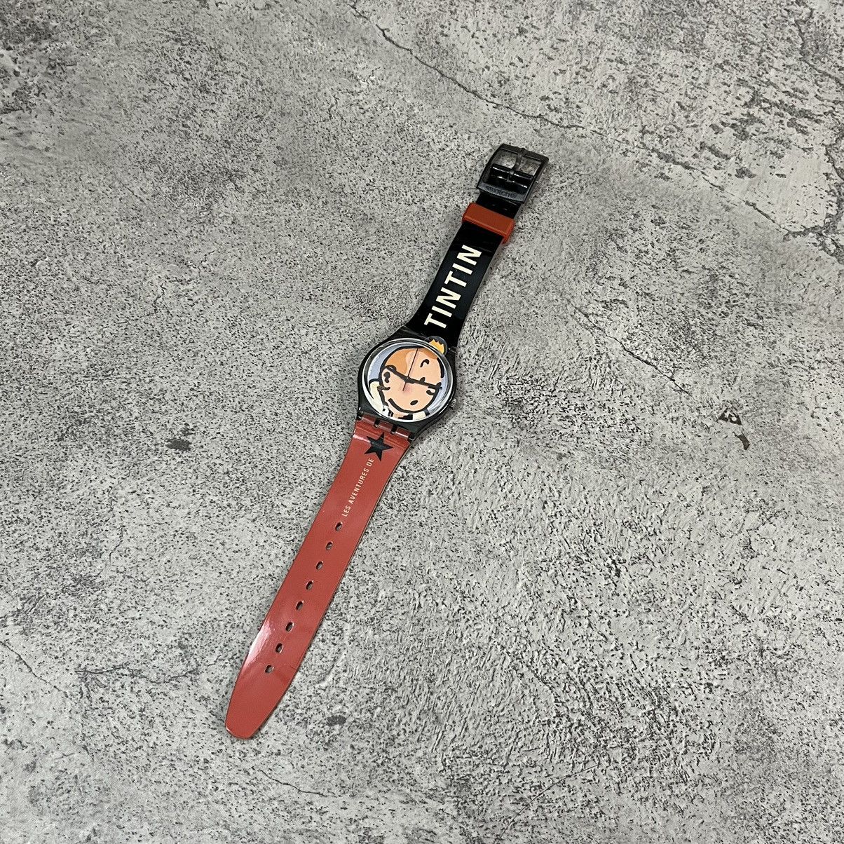 Designer × Swatch × Vintage Swatch Les Aventures De Tintin GM165 Watch Size ONE SIZE - 2 Thumbnail