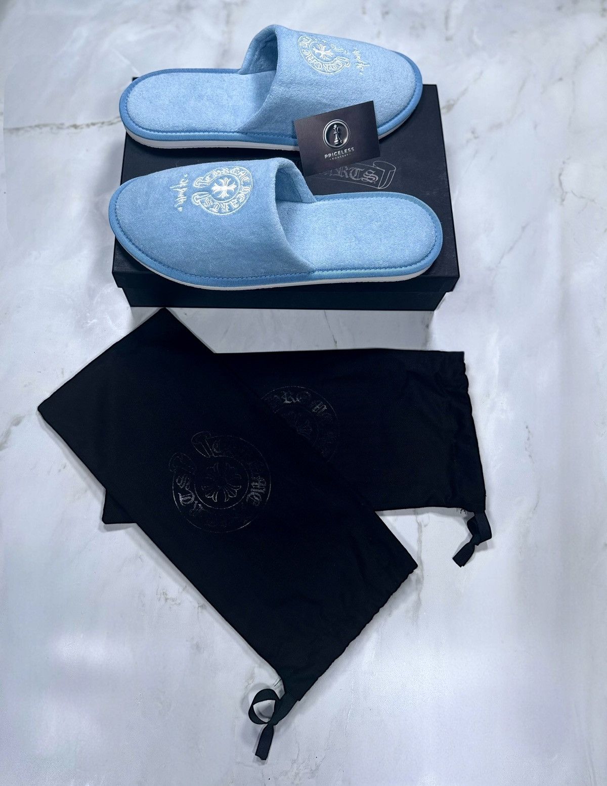 Chrome Hearts Chrome Hearts Saint Barth edition hotel slippers Size US 10 / EU 43 - 3 Thumbnail