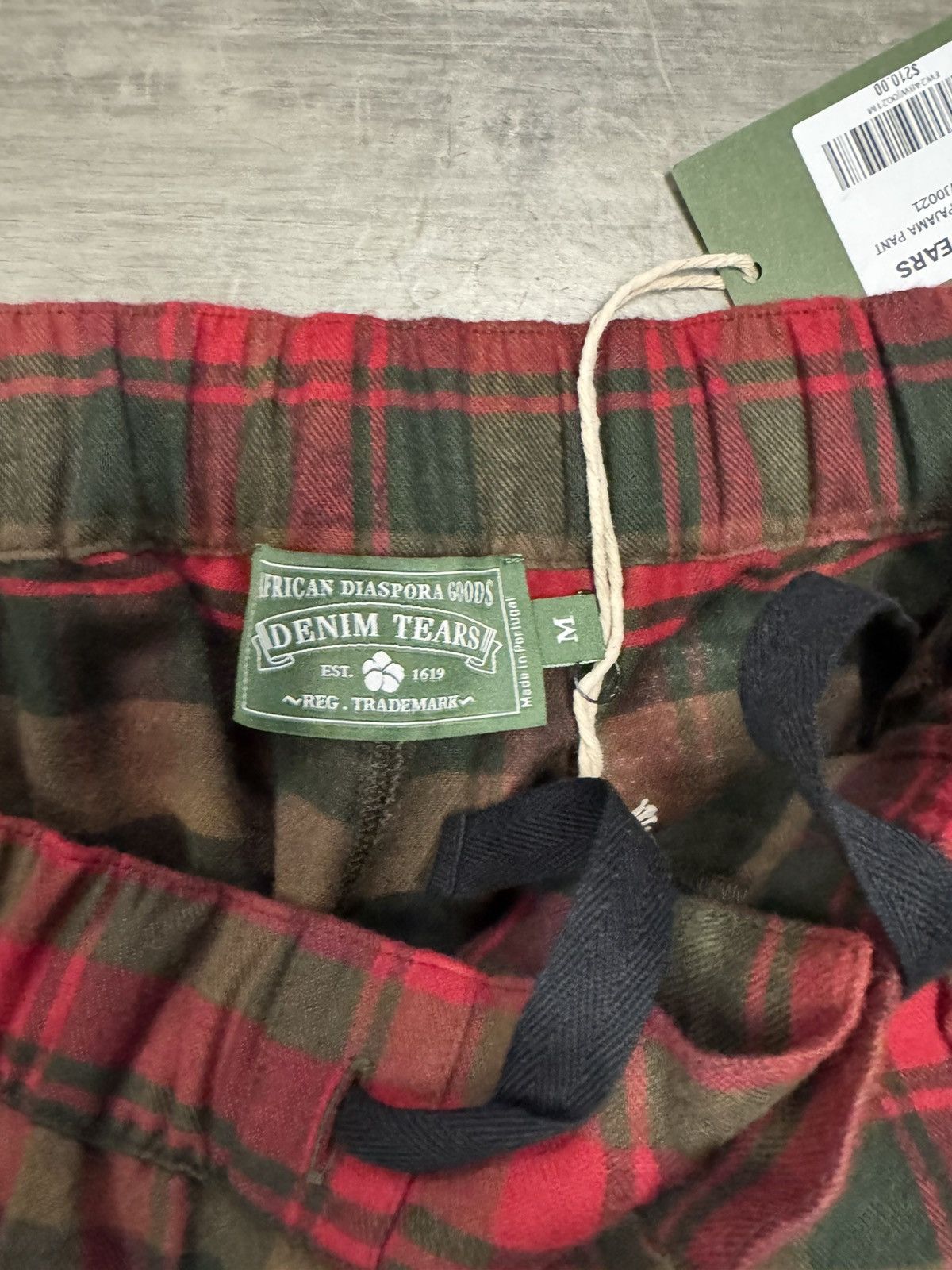 DENIM TEARS Denim Tears Flannel Pajamas size m Size US 34 / EU 50 - 5 Thumbnail
