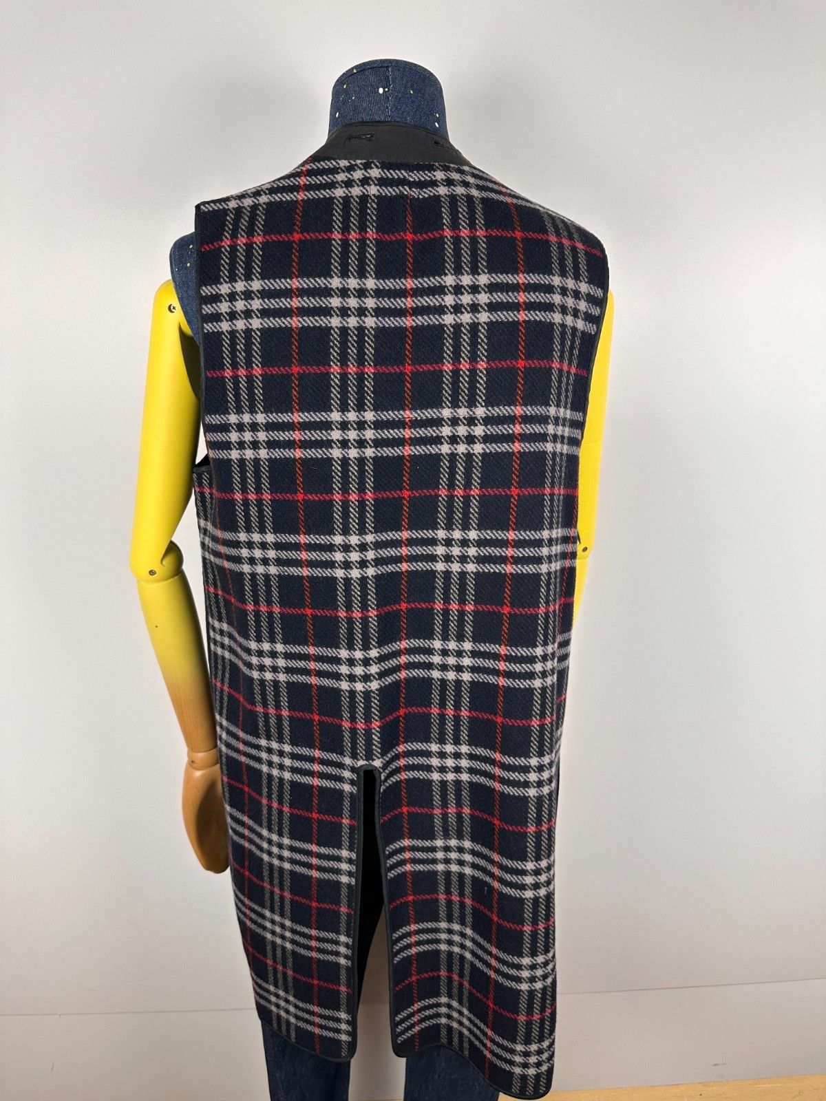 Burberry Burberry's Sleeveless Coat Jacket Lining Wool Blue Sz 50 Size US M / EU 48-50 / 2 - 5 Thumbnail