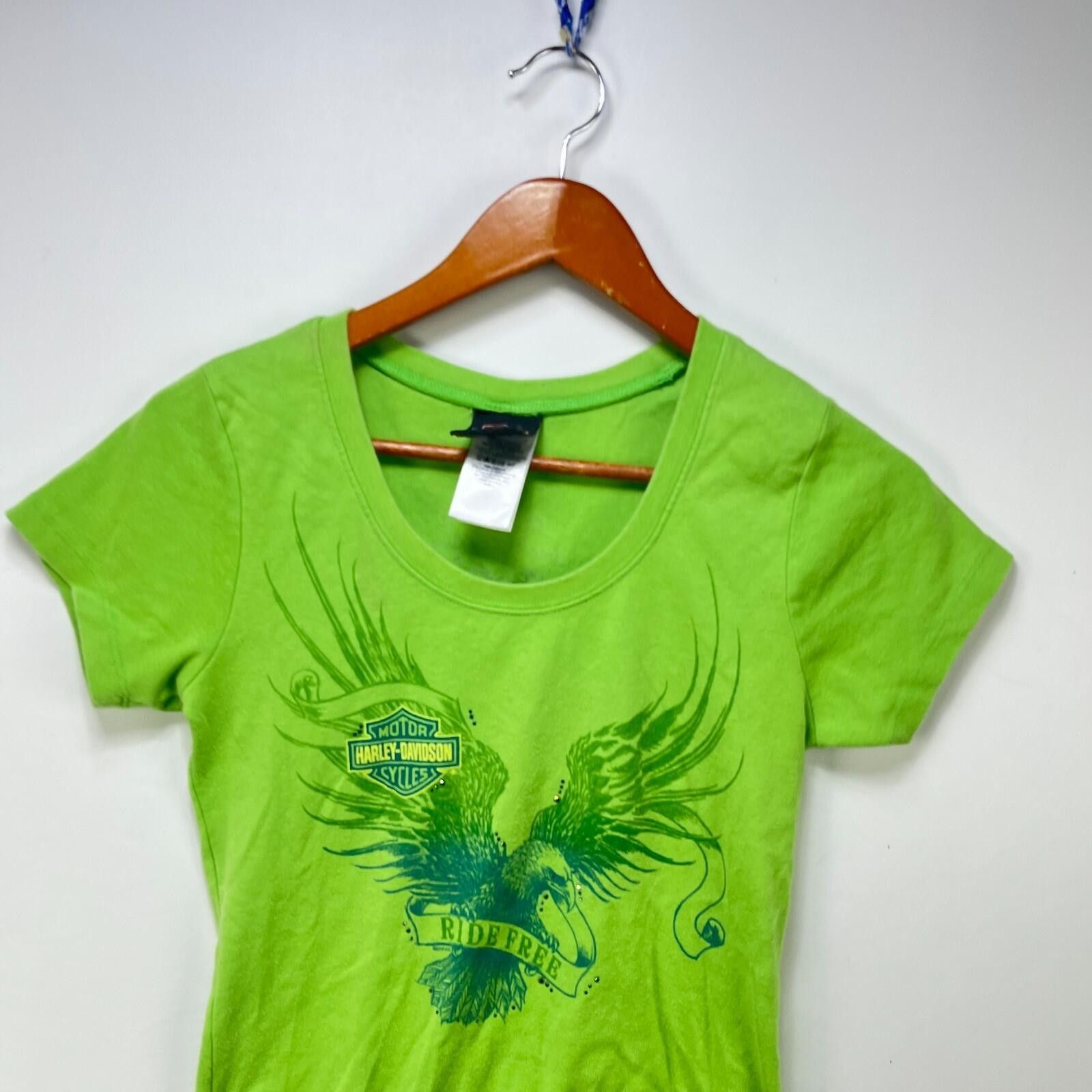 Harley Davidson Vintage Harley Davidson Y2K T-Shirt Women Large Size L / US 10 / IT 46 - 2 Thumbnail