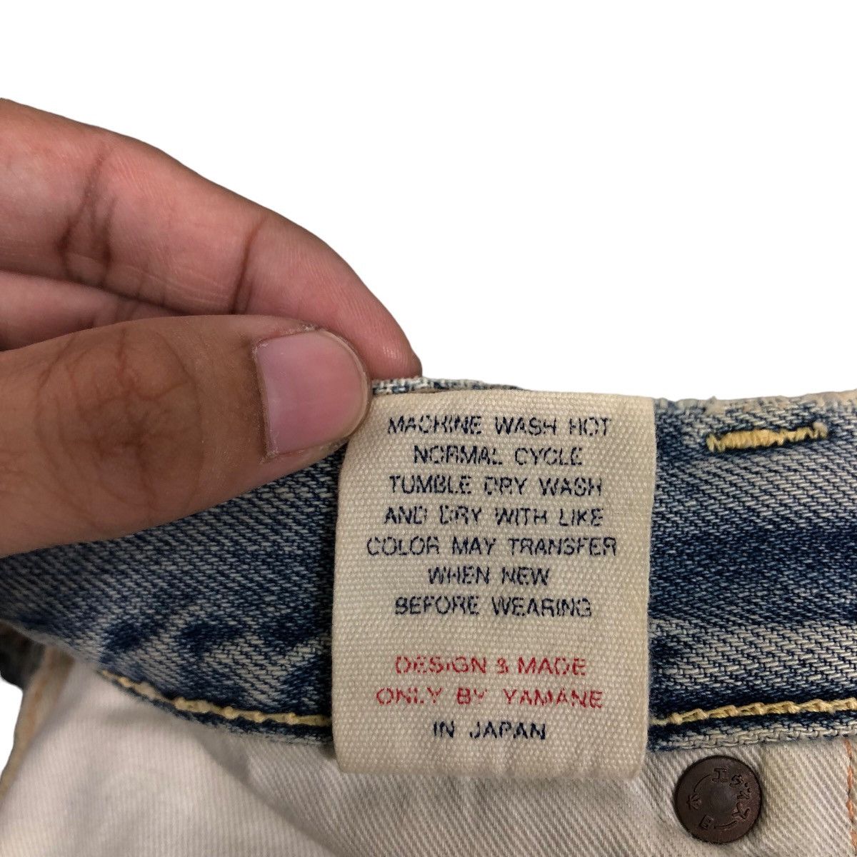 Evisu VINTAGE EVISU MADE IN JAPAN DISTRESSED DENIM JEANS RED LINE Size US 30 / EU 46 - 21 Thumbnail