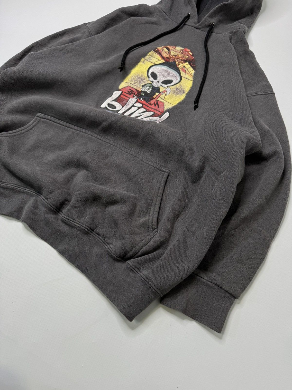 Vintage Rare Legit Og Blind skateboards skeleton hoodie skater sk8 Size US M / EU 48-50 / 2 - 3 Thumbnail
