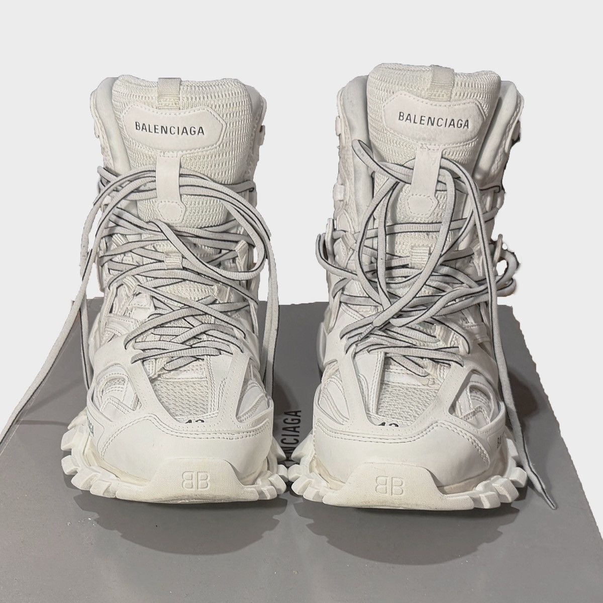 Balenciaga Balenciaga Track Hike Full White Size US 9 / EU 42 - 1 Thumbnail
