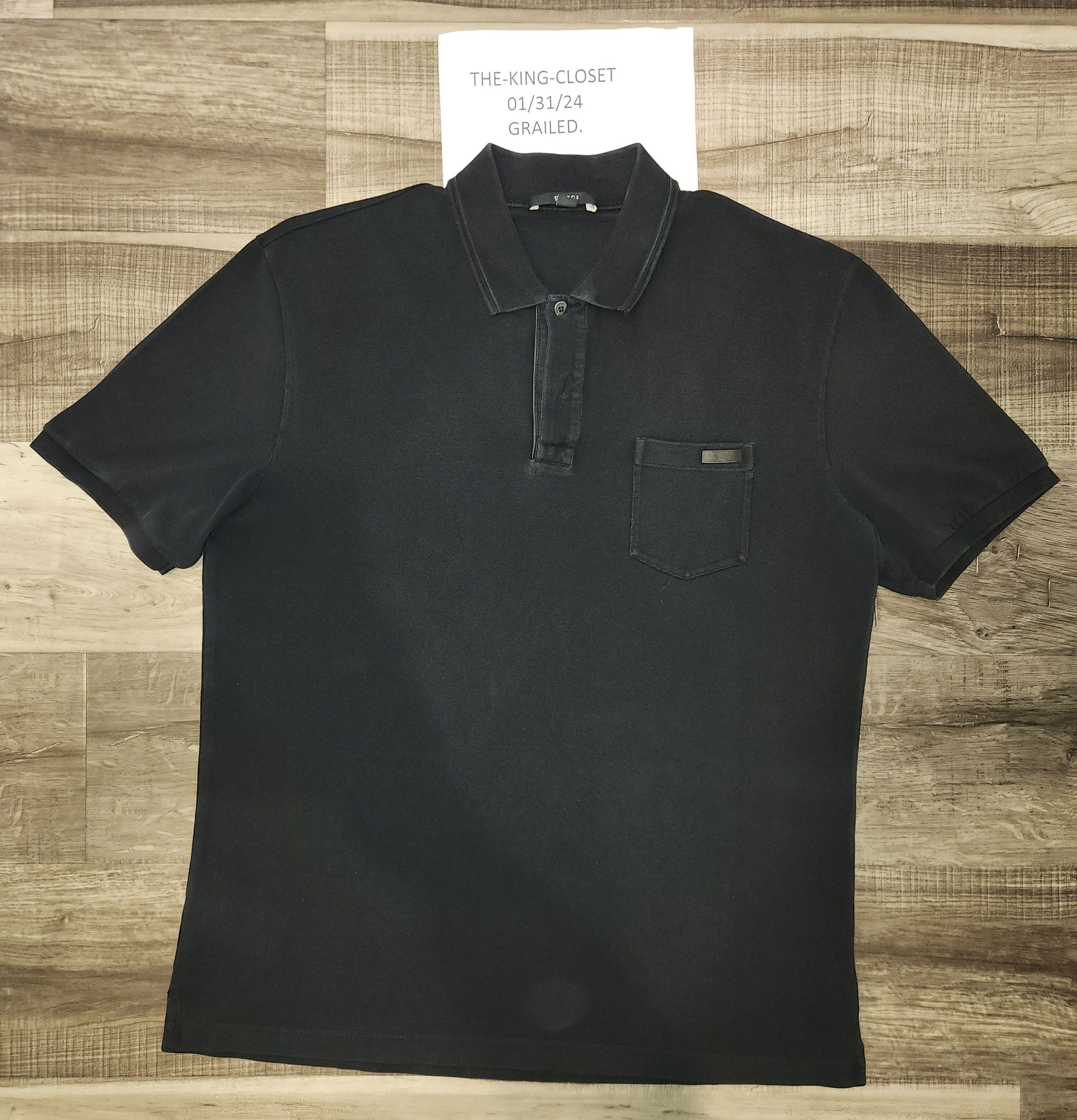 image of Gucci Polo in Black, Men's (Size 2XL)