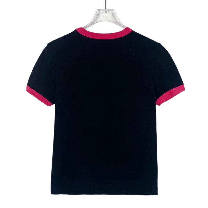 Gucci Gucci Black pattern printed round-neck cotton short-sleeved Size US XS / EU 42 / 0 - 2 Thumbnail