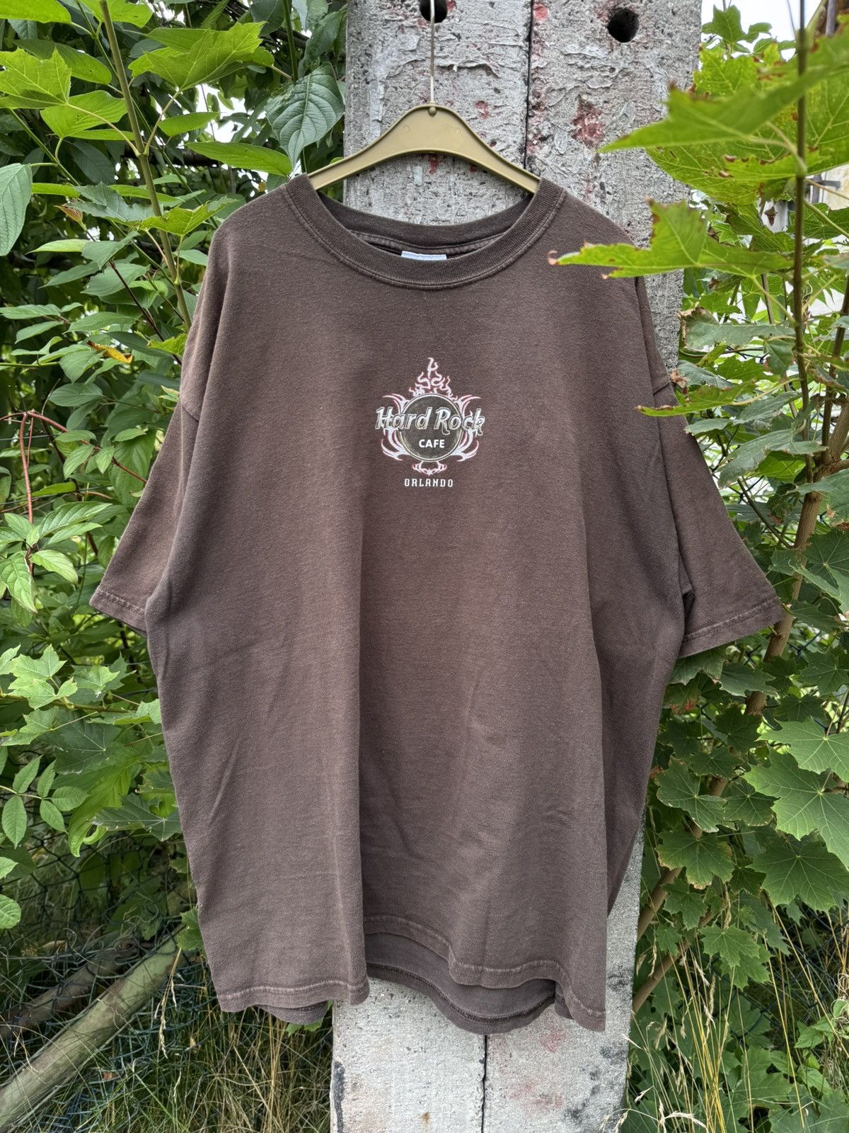 Hard Rock Cafe Vintage Hard Rock Cage Orlando USA Dragon Washed Tee 90s Size US XL / EU 56 / 4 - 2 Thumbnail