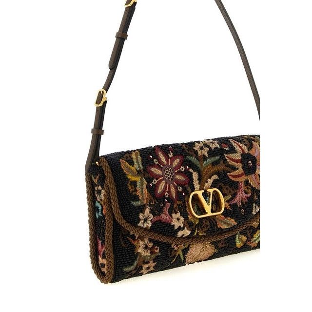 Valentino VALENTINO GARAVANI DeVain Small Multicolor Shoulder Bag New Size ONE SIZE - 3 Thumbnail
