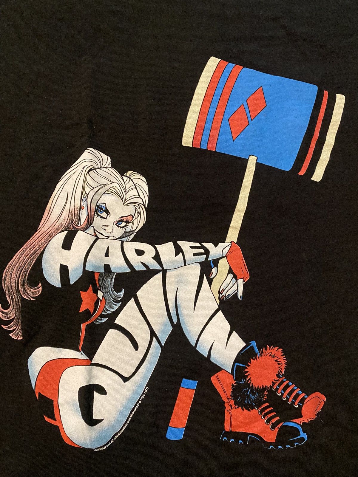 DC Comics Vintage Y2K Harley Quinn Graphic Tee Size US M / EU 48-50 / 2 - 2 Thumbnail