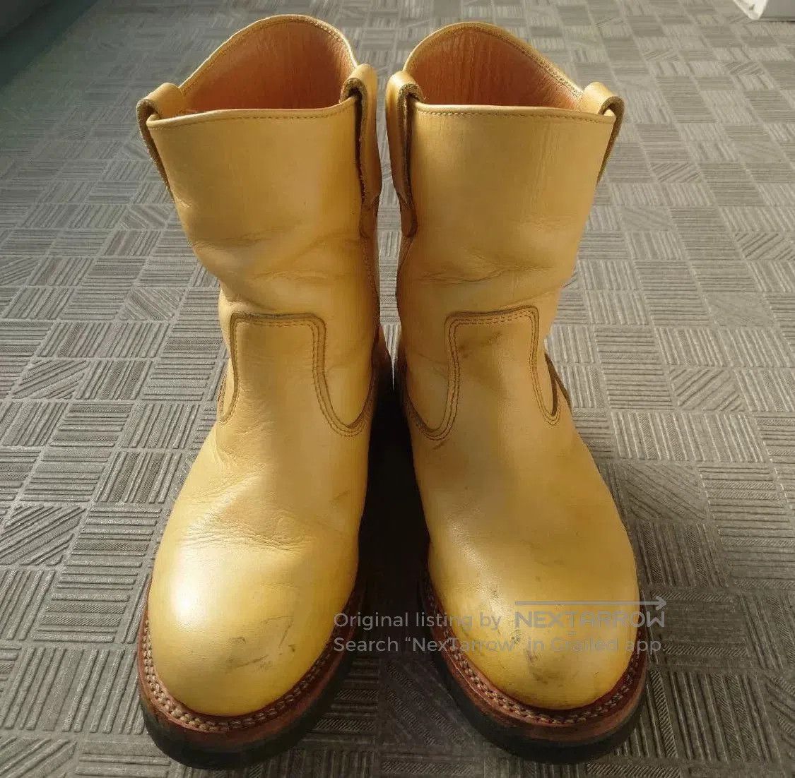 Viberg Japanese Made Engineer Boots in Yellow. Size US 8.5 / EU 41-42 - 2 Thumbnail