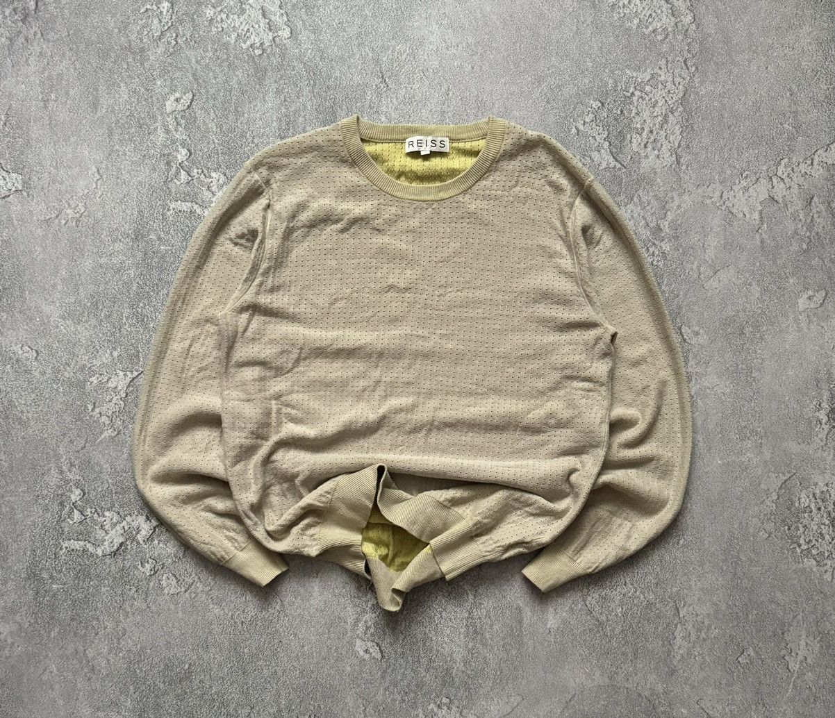 Designer × Reiss Reiss L light sweater knitwear long sleeve sweatshirt jumper Size US L / EU 52-54 / 3 - 1 Thumbnail