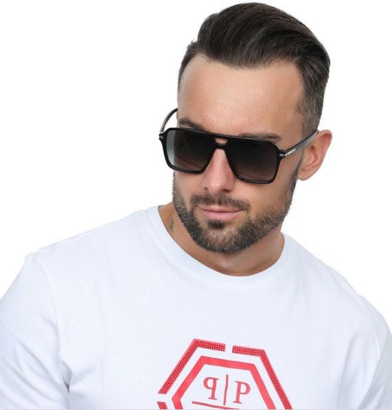Prada Prada Men Sunglasses Pilot PR20YS 1AB03R NEW AUTHENTIC Size ONE SIZE - 12 Thumbnail