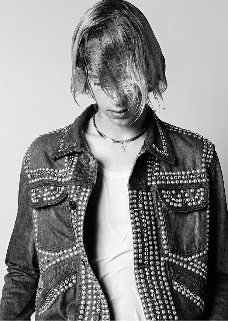 Saint Laurent Paris Saint Laurent Paris SS16 Denim Studded Crystal Jacket Size US S / EU 44-46 / 1 - 19 Thumbnail