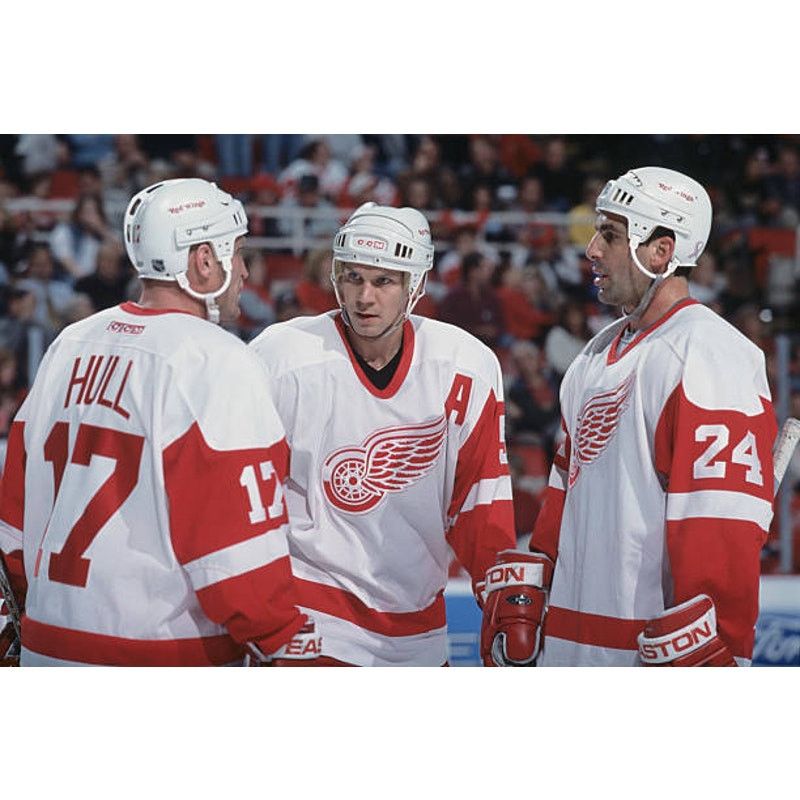 Ccm × NHL Brett HULL Detroit Red Wings CCM jersey XL hockey vintage Size US XL / EU 56 / 4 - 7 Thumbnail