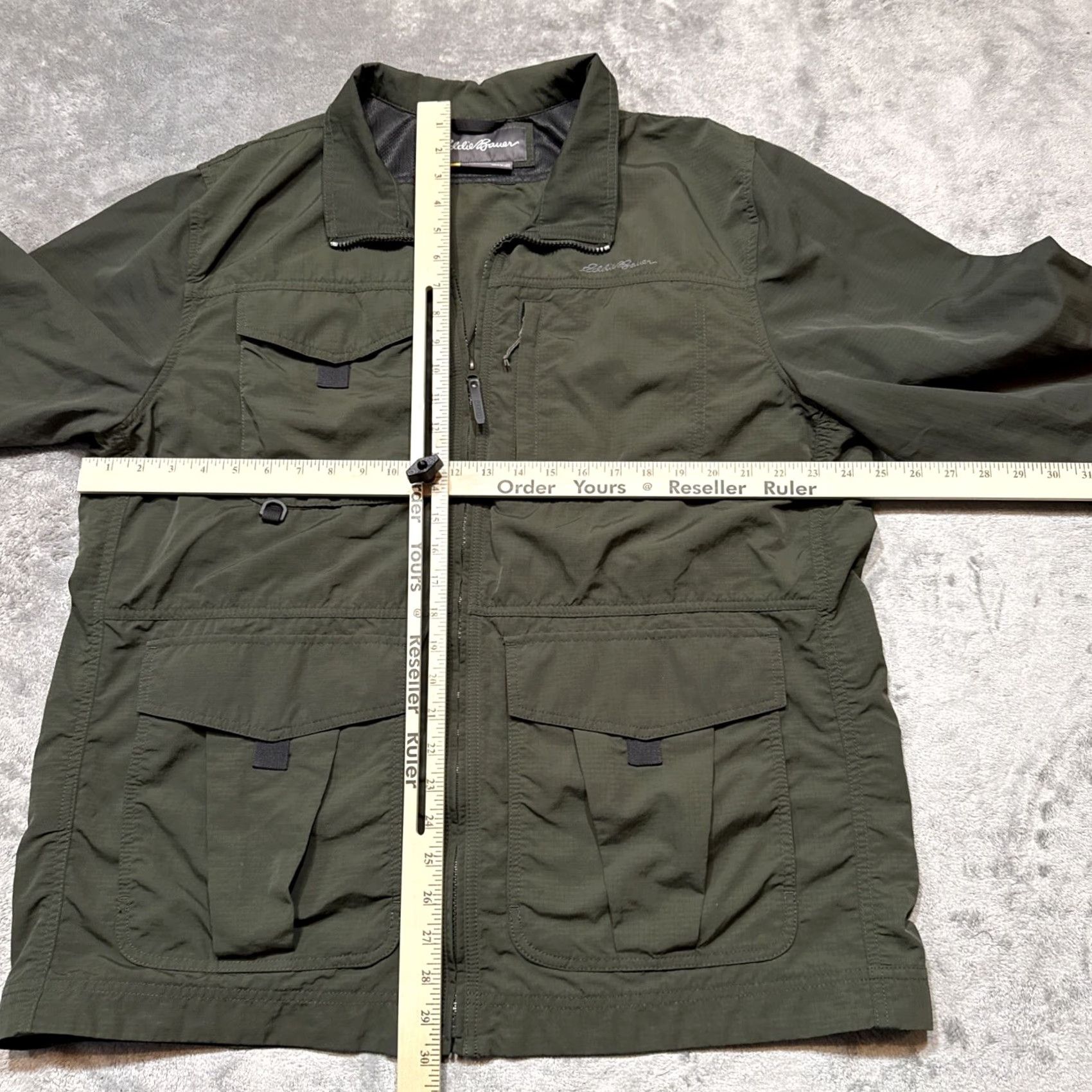Eddie Bauer Eddie Bauer Travex Jacket Mens Size XL Green Soft Shell Water Resistant Rain Windbreaker Size US XL / EU 56 / 4 - 5 Thumbnail
