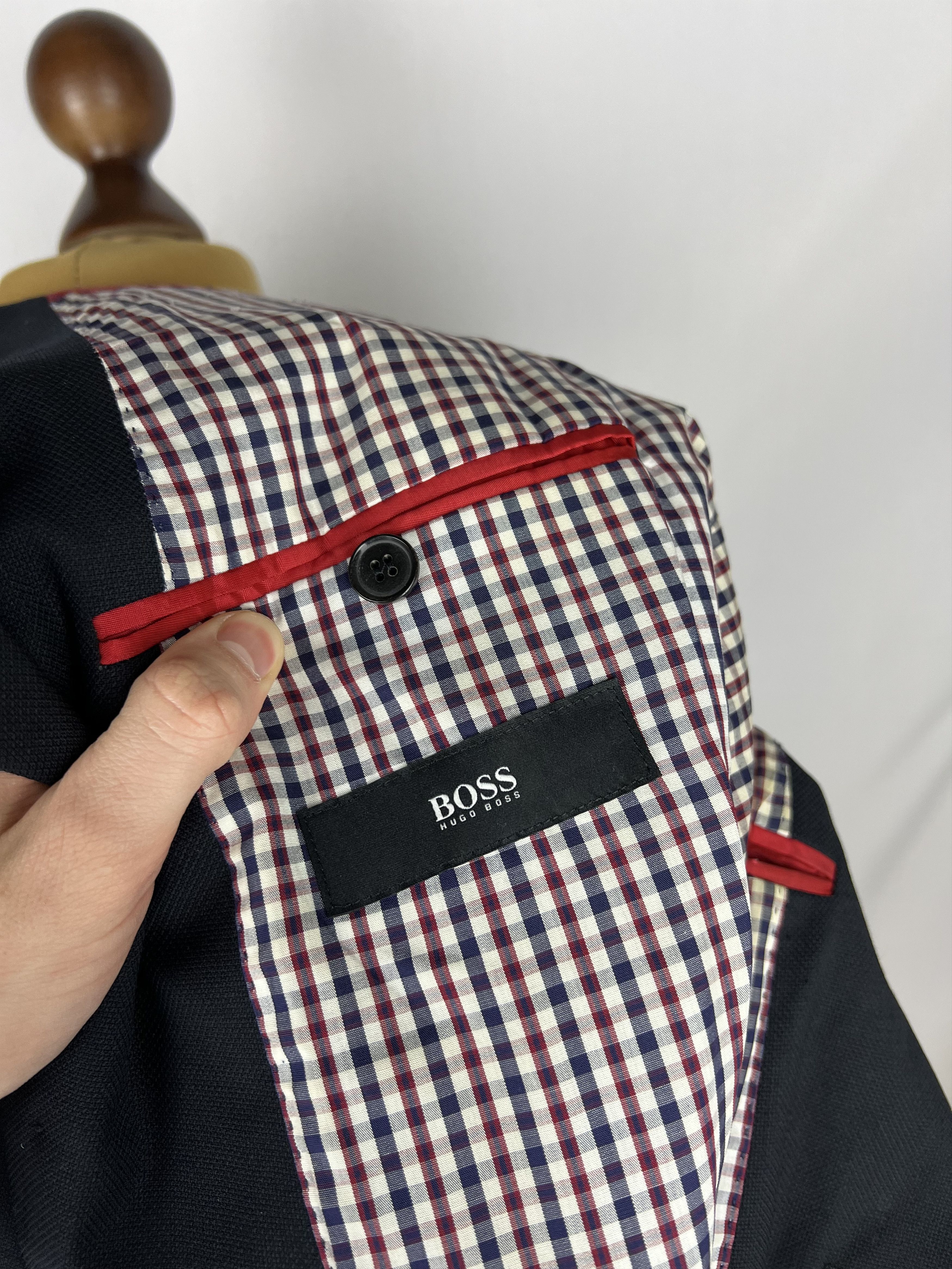 Hugo Boss Solid Wool Modern Classic-Fit Sport Coat Size 40R - 9 Thumbnail