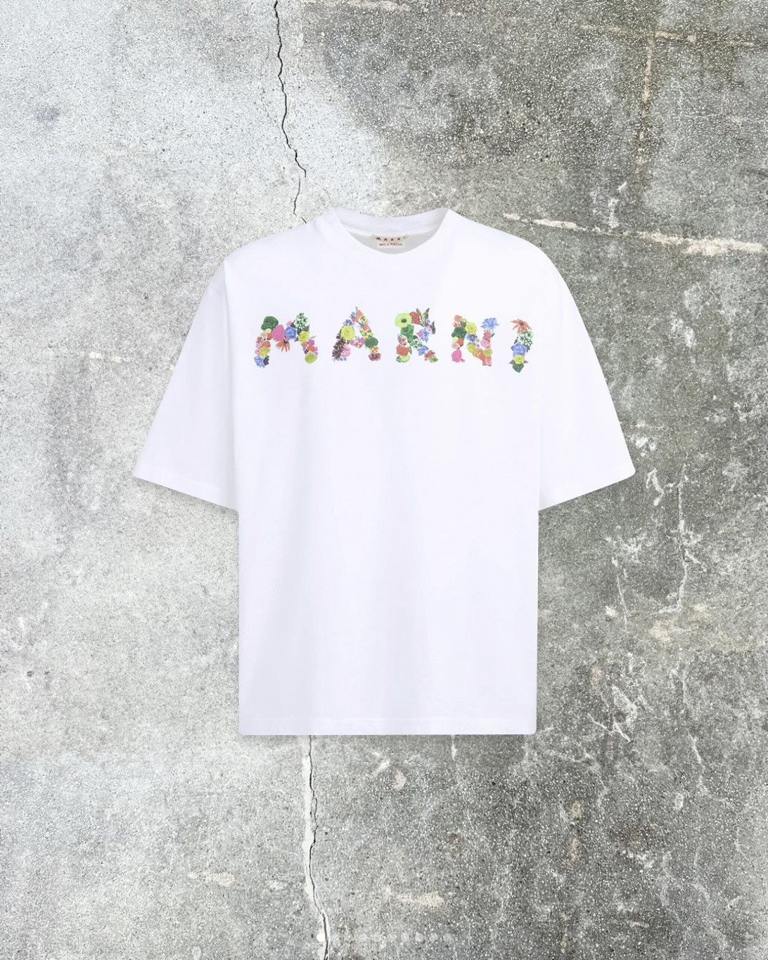 Marni gingham logo-print cotton t-shirt Size US L / EU 52-54 / 3 - 1 Thumbnail