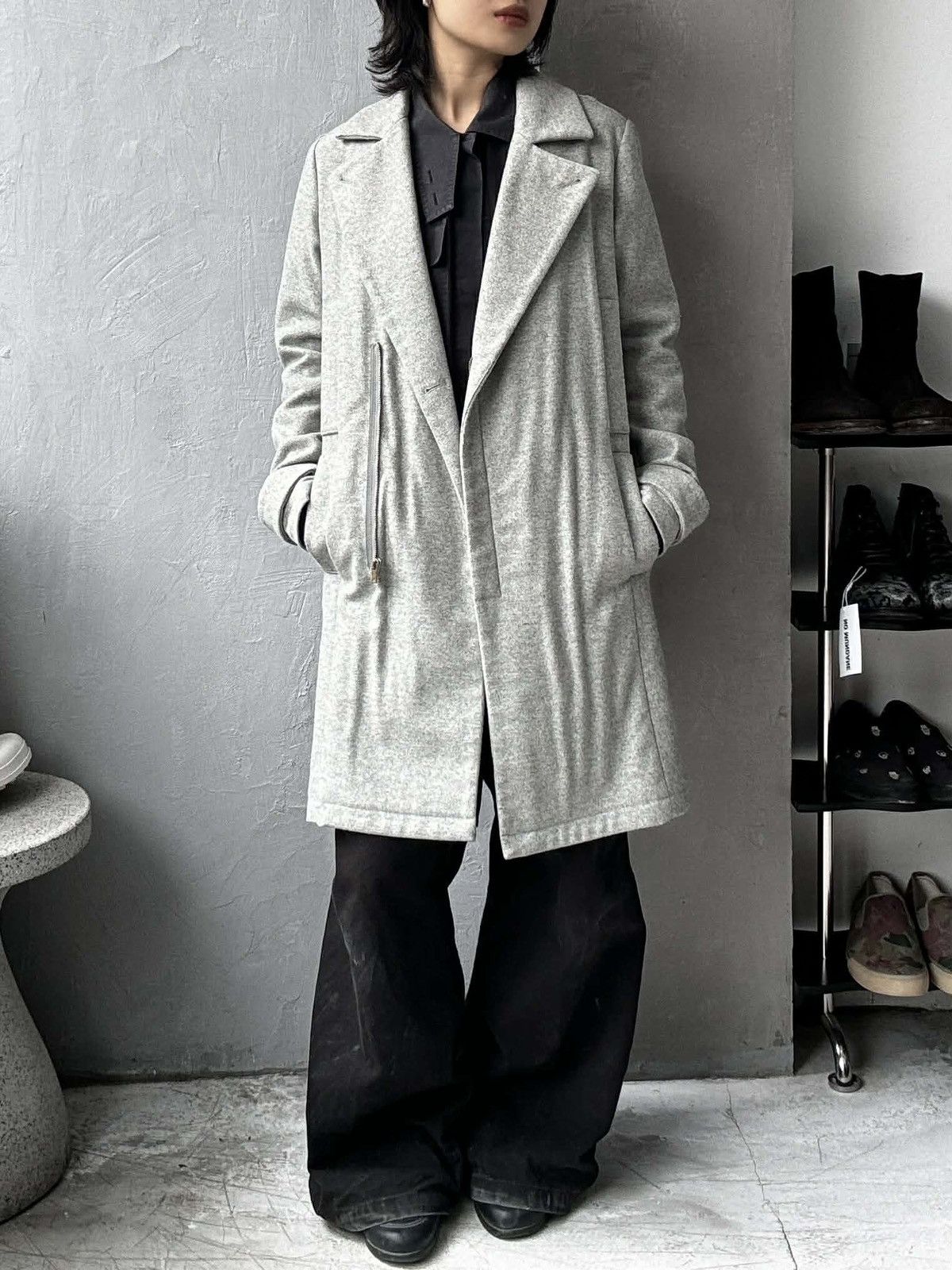 Maison Margiela MM6 Zip-Up Chester Coat Size US M / EU 48-50 / 2 - 3 Thumbnail