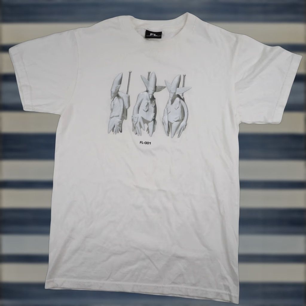 Vintage Futura Laboratories FL-001 Mens Small Graphic T Shirt White Size US S / EU 44-46 / 1 - 1 Thumbnail