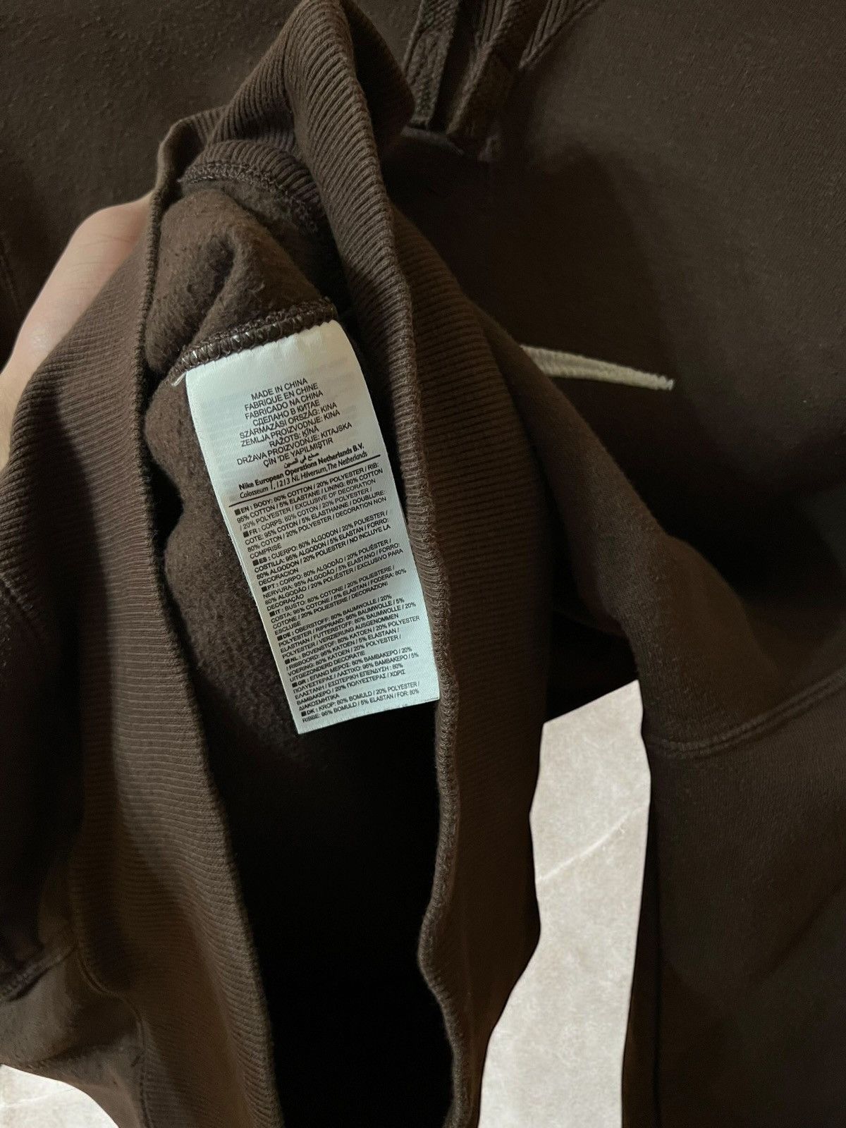Nike × Vintage NIKE BROWN VINTAGE hoodie ATHLETIC DEPT. ATHDPT hooded y2k Size US M / EU 48-50 / 2 - 5 Thumbnail