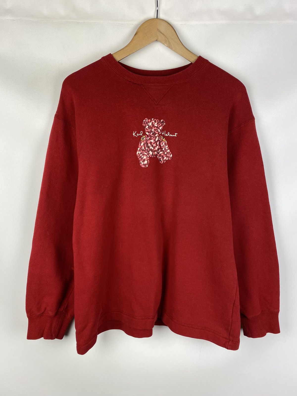 Japanese Brand × Karl Helmut Karl Helmut Pink House Bear Logo men’s sweatshirt Japan Size US M / EU 48-50 / 2 - 1 Thumbnail