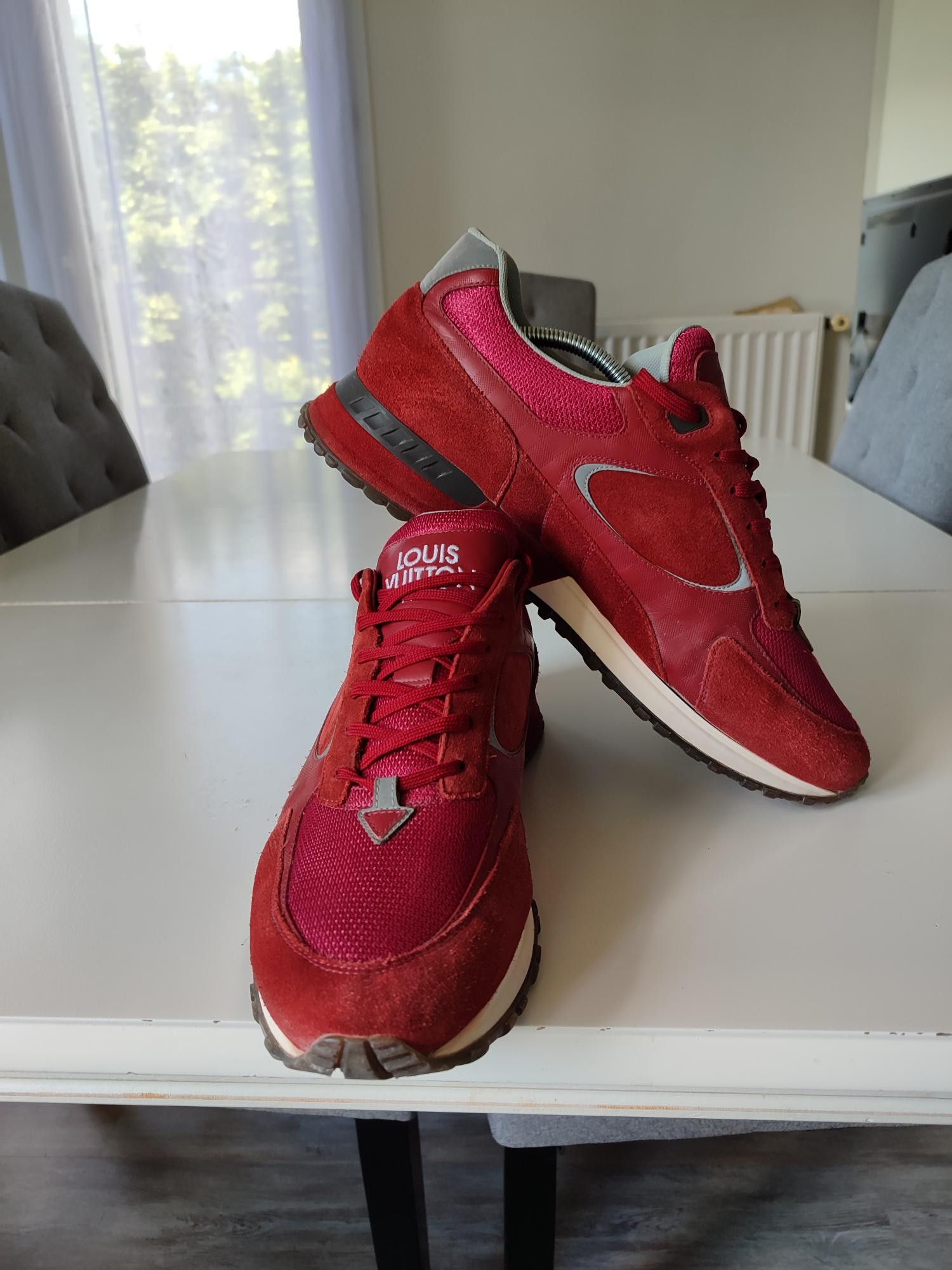Louis Vuitton BASKETS LOUIS VUTTON RUN AWAY RED Size US 11.5 / EU 44-45 - 5 Thumbnail