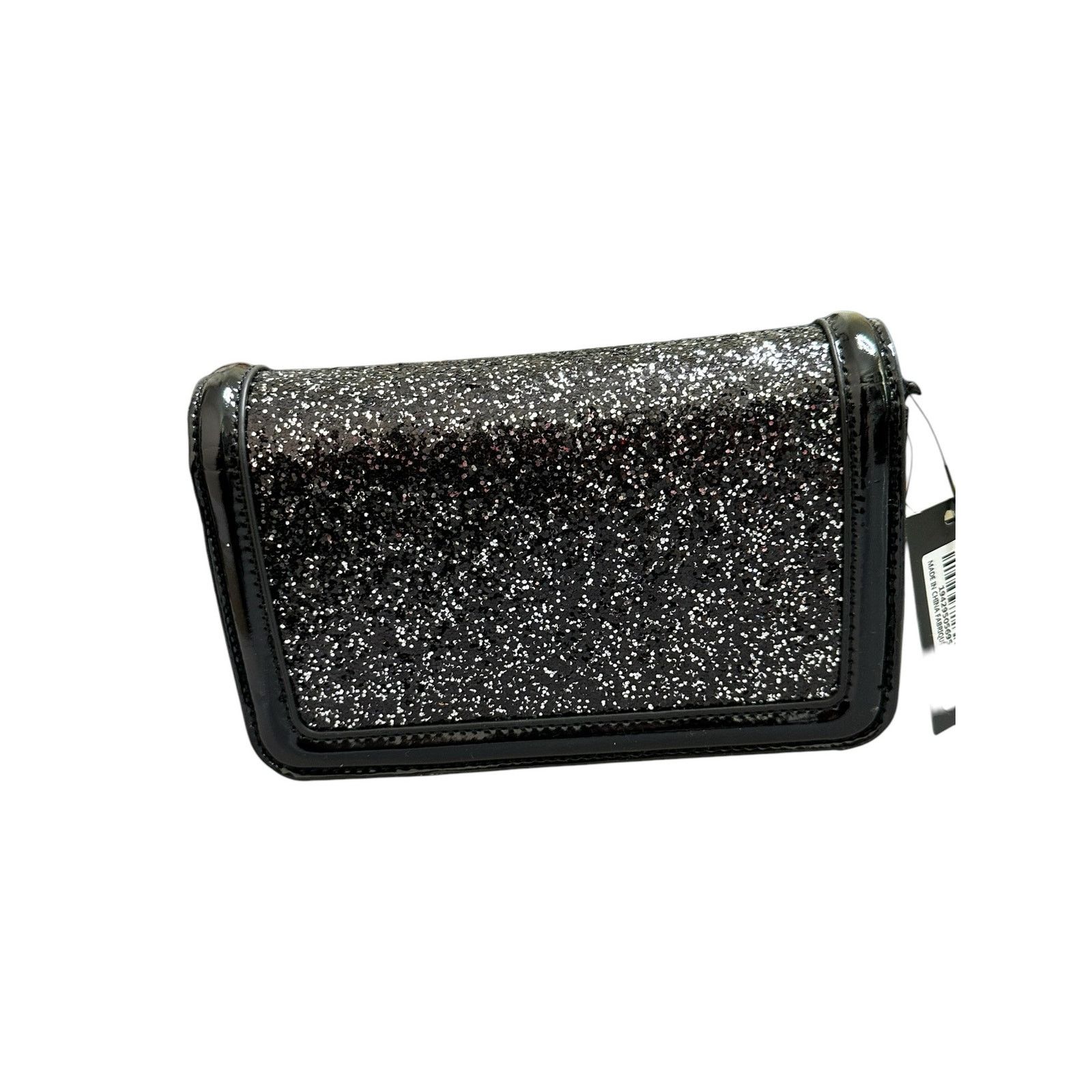 Badgley Mischka Badgley Mischka black silver glitter small crossbody clutch Size ONE SIZE - 13 Thumbnail