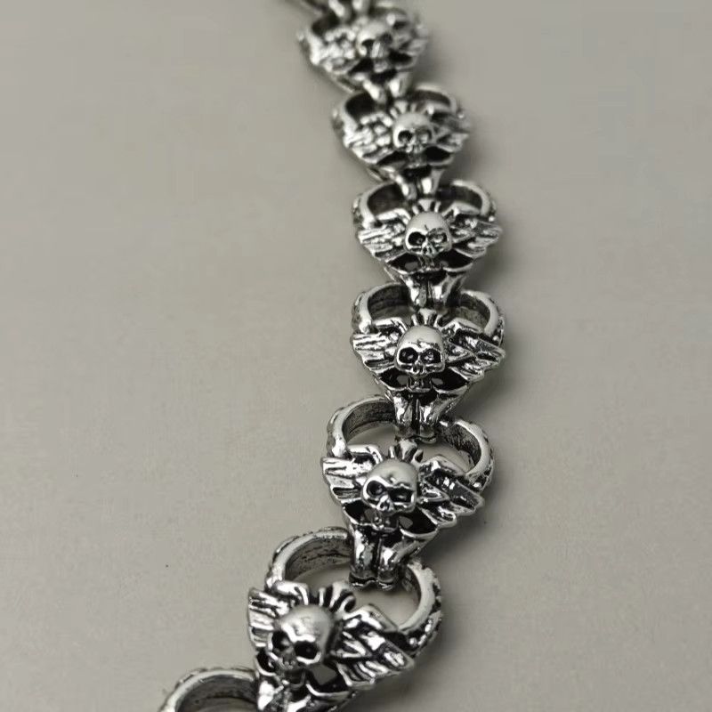 Jewelry Dark punk Style Skeleton Pants Waist Chain Size ONE SIZE - 7 Thumbnail