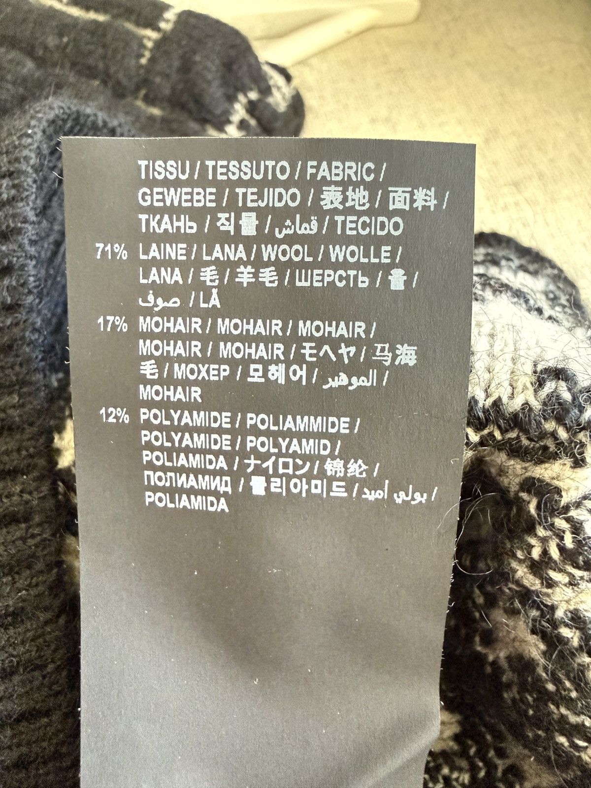 Saint Laurent Paris Saint Laurent Paris Wool Mohair Knit Sweater Size US L / EU 52-54 / 3 - 5 Thumbnail