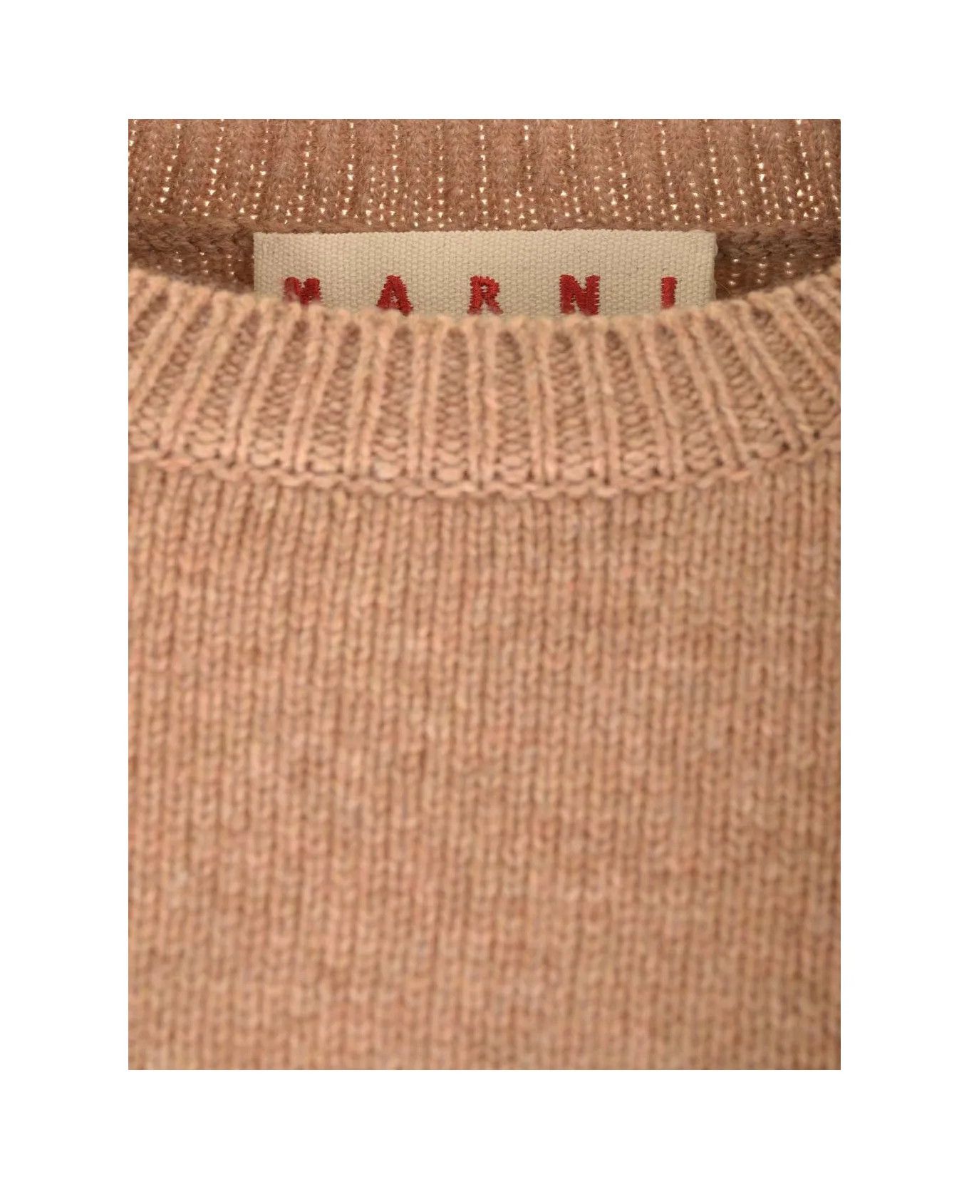 Marni o1y1125 Crewneck Sweater in Brown/Pink Size M / US 6-8 / IT 42-44 - 4 Thumbnail
