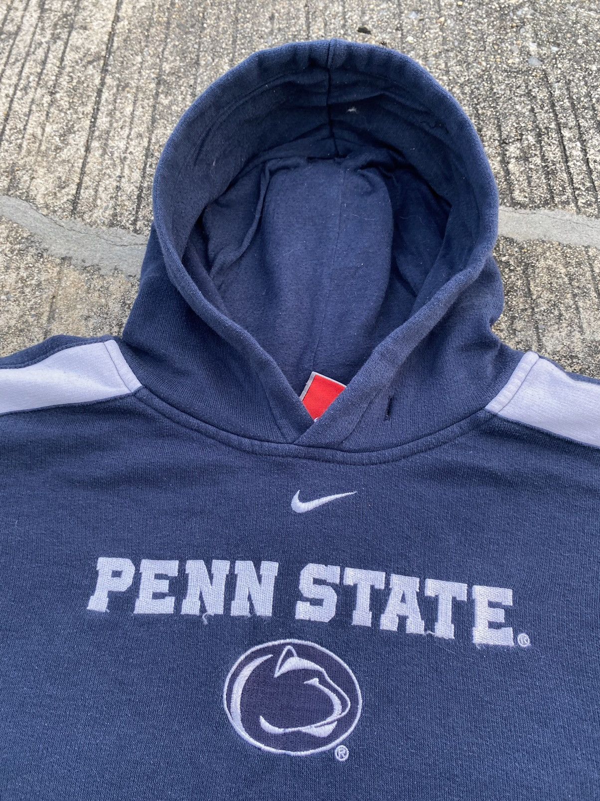 Nike × Vintage Vintage Nike Center Swoosh Hoodie PENN STATE Size US S / EU 44-46 / 1 - 7 Thumbnail